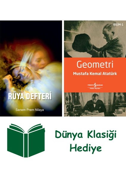 Rüya Defteri + Geometri + Dünya Klasiği Hediye