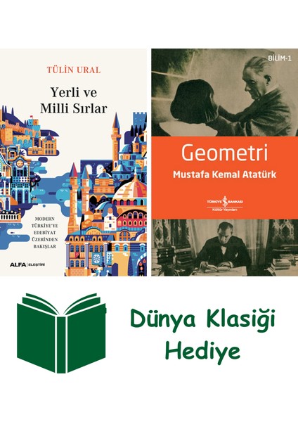 Yerli ve Milli Sırlar + Geometri + Dünya Klasiği Hediye
