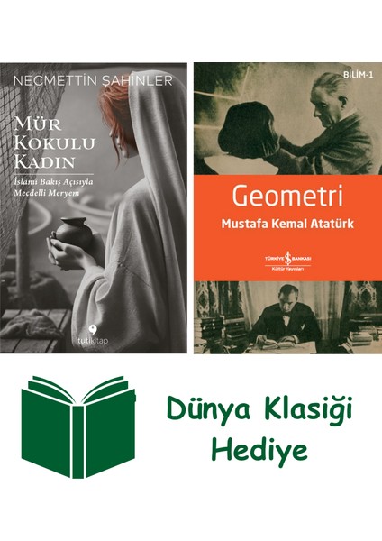 Mür Kokulu Kadın + Geometri + Dünya Klasiği Hediye