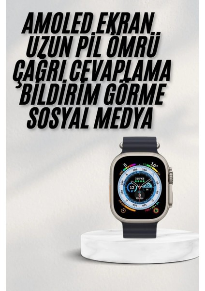 2025 Yeni Model Akıllı Saat Android ve Ios Uyumlu Çağrı Cevaplama fiyatları