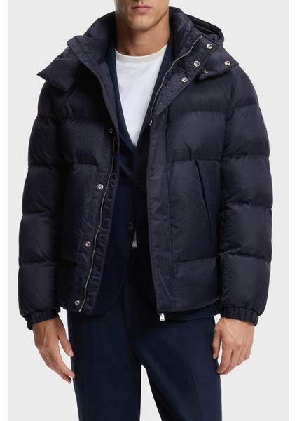 Kapitoneli Regular Fit Çıkarılabilir Kapüşonlu Su Itici Şişme Mont Erkek Mont 50548727 404