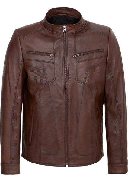 Taba Hakiki Deri Erkek Hakiki Deri Mont - E24KDM310574-R46