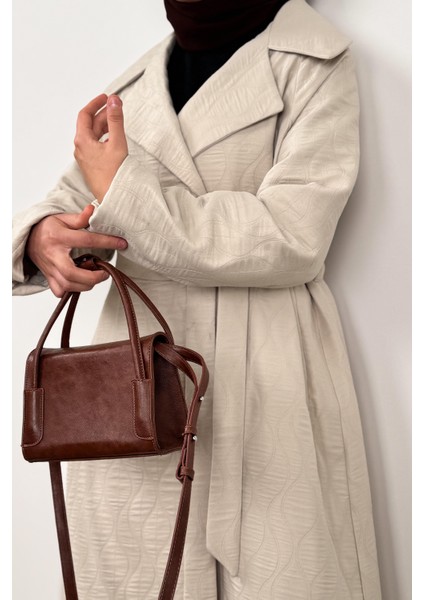 Kapitone Trençkot - Bej modelleri