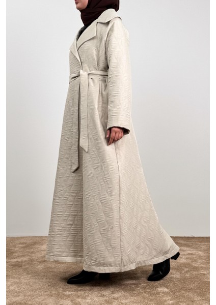 Kapitone Trençkot - Bej