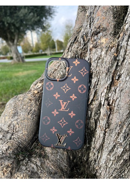 Iphone 13/14/15 Uyumlu Baskılı Lv Logolu Kılıf