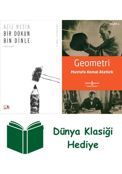 Bir Dokun Bin Dinle + Geometri + Dünya Klasiği Hediye