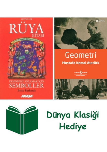 Rüya Kitabı + Geometri + Dünya Klasiği Hediye