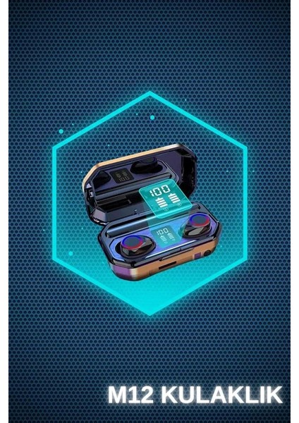 Kadınlar Için 3 Kordonlu Akıllı Saat ve Dijital Göstergeli Powerbankli Bluetooth Kulaklık Dokunmatik Kontrol