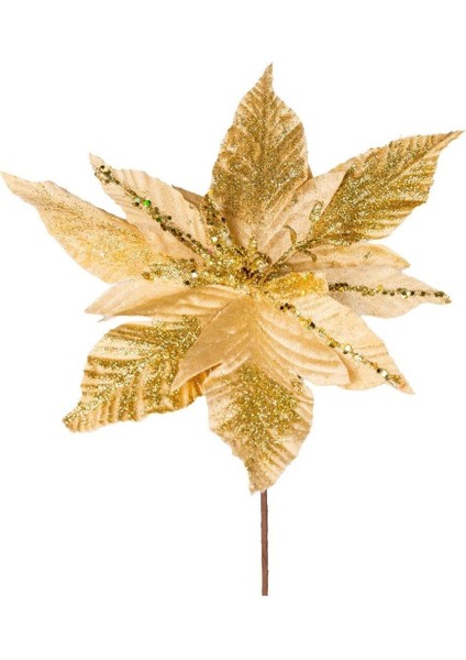 Yılbaşı Çiçeği Gold 30 Cm.