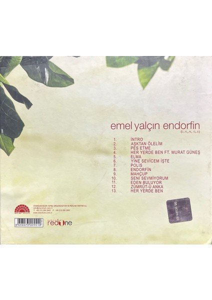 (Plak Değildir CD Dir) CD Emel Yalçın Endorfin CD fiyatları