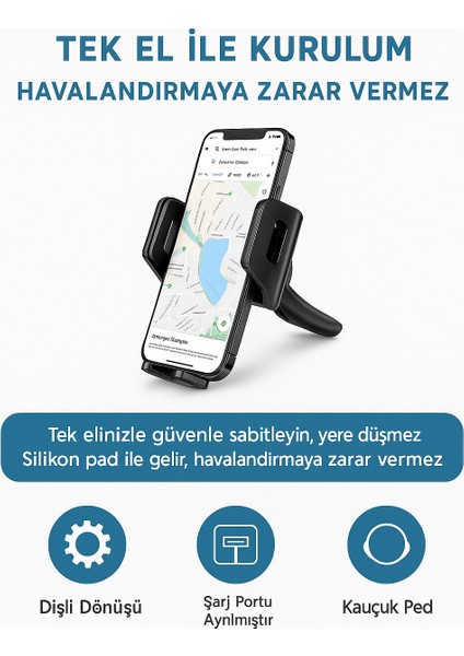 Manyetik Hava Kanalı Araç Içi Telefon Tutucu | Universal Tüm Modellerle Uyumlu | Sağlam Klips Mekanizma modelleri