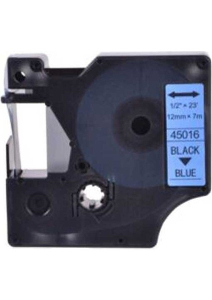 45017 Muadil Kırmızı-Siyah D1 Yedek Şerit 12MM x 7m