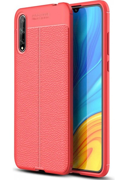 Huawei P Smart S Kılıf Auto Focus Kapak - Kırmızı (K95)