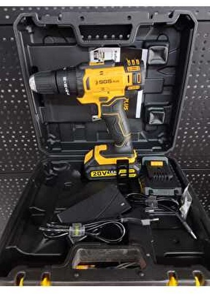 20V Şarjlı Vidalama Darbeli Matkap 2 Akü ile Profesyonel Kullanıma Uygun Yüksek Tork fiyatları