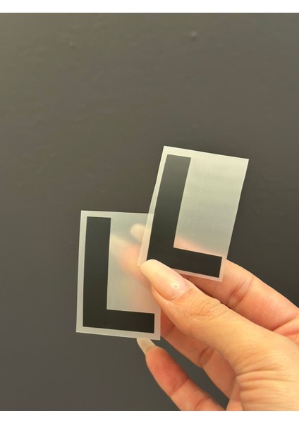 2 Li Ütü Ile Yapışan L Harfi Arma Transfer Baskı 5x3 cm fiyatları