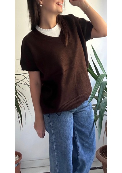 Kadın Kahverengi Süveter fiyatları