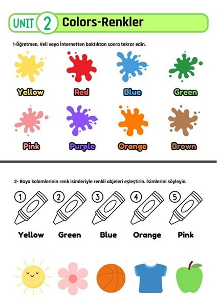 Okul Öncesi Ingilizce Yaz-Sil Öğren Kitabı (3-9 Yaş) modelleri