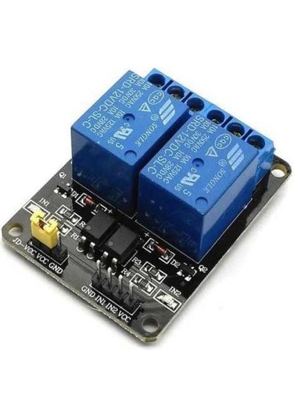 12V 2 Kanal Röle Kartı