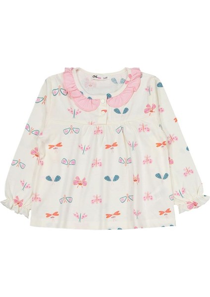 Renkli Kelebek 2-5 Yaş Pijama Takımı fiyatları