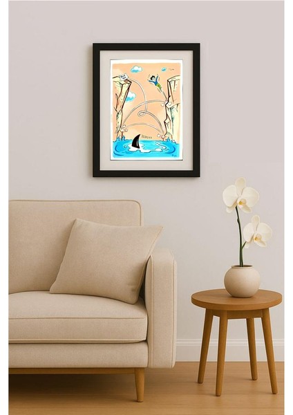 Riyako Kasuge 43x30cm Orijinal Karikatür Tablo fiyatları