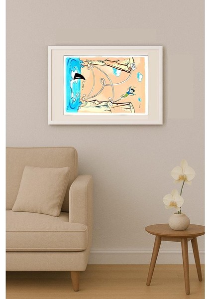 Riyako Kasuge 43x30cm Orijinal Karikatür Tablo indirimleri