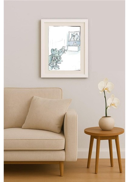 Rahim Baggal Asgari 43x30cm Orijinal Karikatür Tablo indirimleri