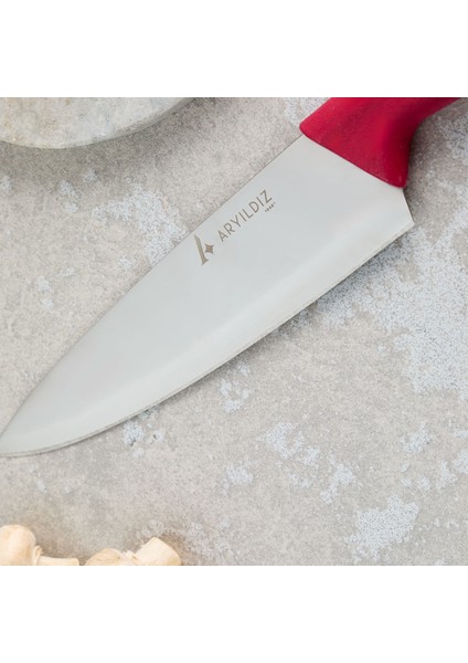 Primo Şef Bıçağı Bordo 19 cm modelleri