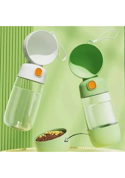 Taşınabilir Evcil Hayvan Mama Hazneli Su Matarası fırsatları