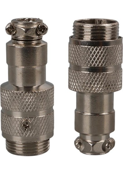 Mayk GX16-2 Pinli Metal Erkek Konnektör Jack Soket M16 16MM Çap Vida Dişli fiyatları
