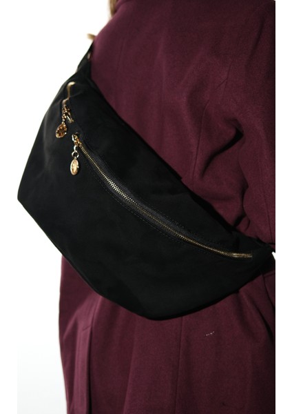 Venta Siyah Süet Kadın Büyük Bel Çantası fiyatları