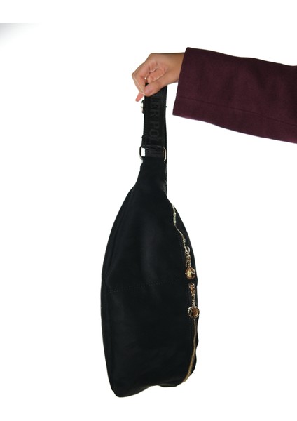 Venta Siyah Süet Kadın Büyük Bel Çantası modelleri