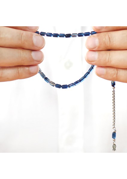 Kararmaz Metal Arnavut Püsküllü Kapsül Kesim Şeffaf Mavi Beyaz Mini Boy Ateş Kehribar Tesbih modelleri