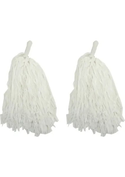 Beyaz Renk 23 Nisan Gösteri Ponponu (1 Çift / 2 Adet) fiyatları