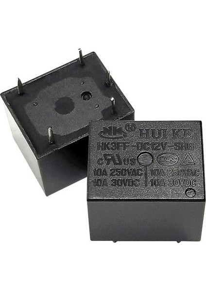 12 Volt Röle Tek Kontak 5 Bacak