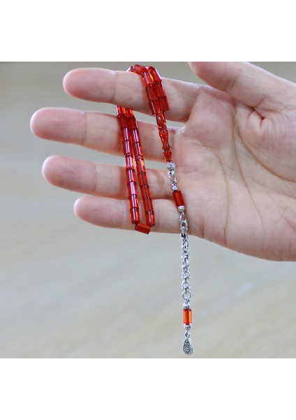 Kararmaz Metal Arnavut Püsküllü Kesme Kesim Bayrak Turuncu Mini Boy Ateş Kehribar Tesbih modelleri