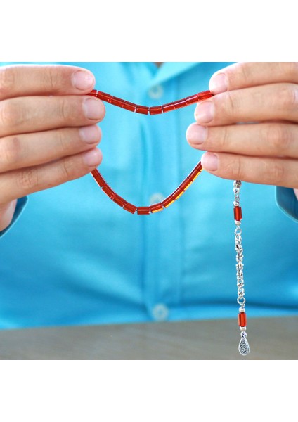 Kararmaz Metal Arnavut Püsküllü Kesme Kesim Bayrak Turuncu Mini Boy Ateş Kehribar Tesbih fırsatları