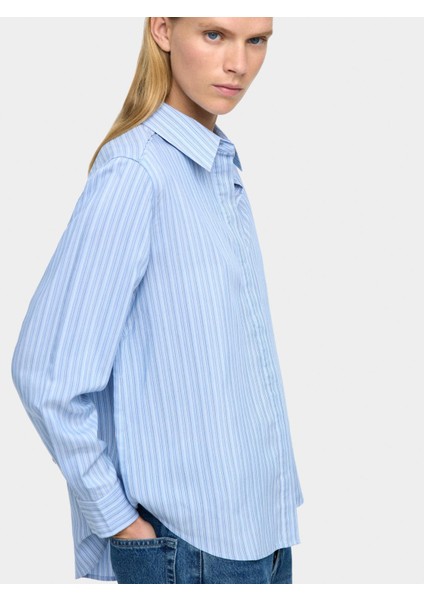 Ince Çizgili Gömlek modelleri