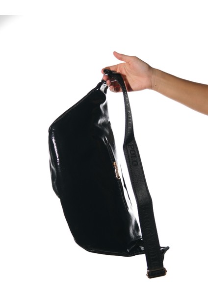 Venta Siyah-Siyah Baskılı Kadın Büyük Bel Çantası indirimleri