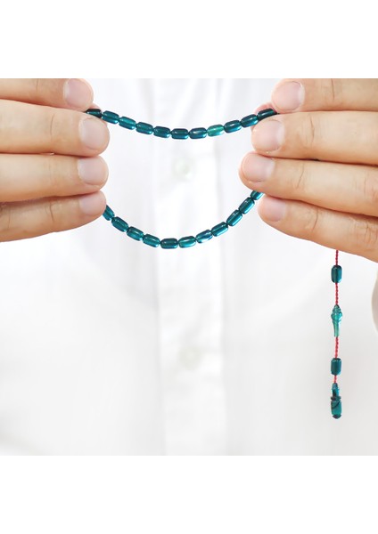 Sistemli Kapsül Kesim Mini Boy Su Mavi Ateş Kehribar Tesbih fırsatları