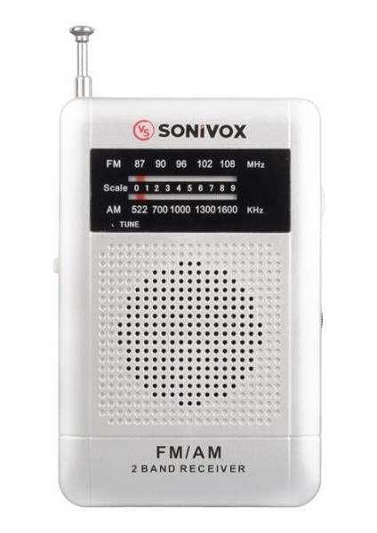 Sonivox VS-R115 Analog Radyo Gümüş Renk