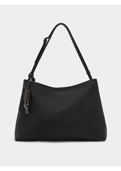 Teknik Kumaş Efektli Askılı Shopper Çanta fiyatları