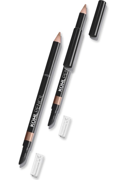 Kohl Sünger Uçlu Göz Kalemi - Bronze Sheen Ikili Set