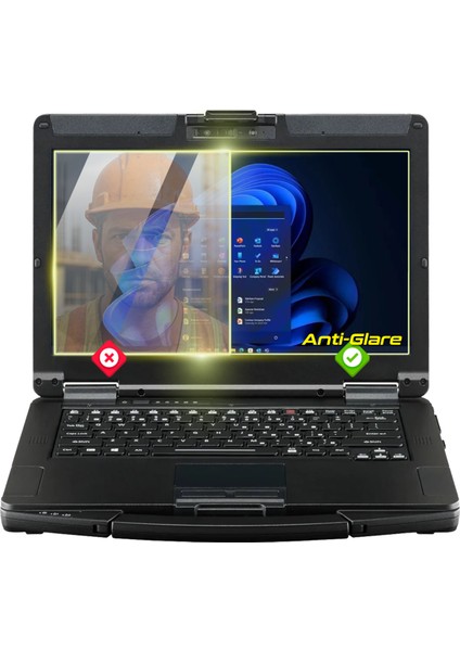 Panasonic Toughbook 55 / Fz-55 Endüstriyel Laptop 14" Ipg Anti-Glare Parlama Önleyici Ekran Koruyucu