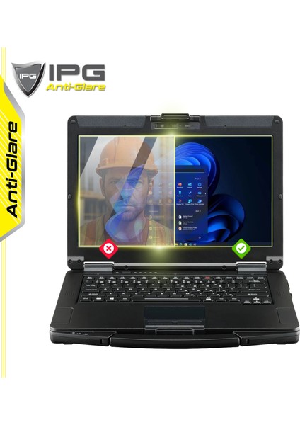 Panasonic Toughbook 55 / Fz-55 Endüstriyel Laptop 14" Ipg Anti-Glare Parlama Önleyici Ekran Koruyucu fiyatları