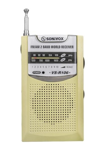 Sonivox VS-R106 Analog Radyo Gold Renk