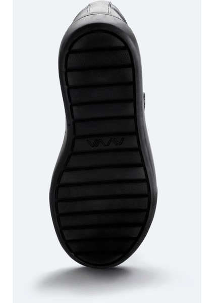 Erkek Siyah %100 Deri Esnek Taban Hafif Casual Ayakkabı A42Y8008