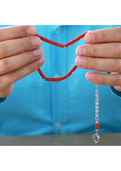 Kararmaz Metal Arnavut Püsküllü Kesme Kesim Ebruli Kırmızı Renk Mini Boy Ateş Kehribar Tesbih fırsatları