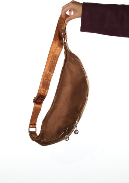 Venta Taba Süet Kadın Büyük Bel Çantası modelleri