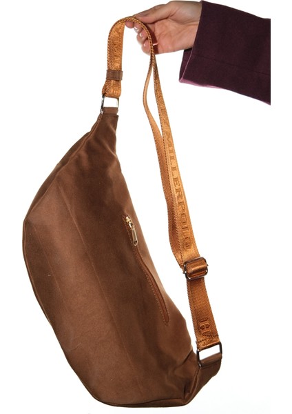 Venta Taba Süet Kadın Büyük Bel Çantası fırsatları