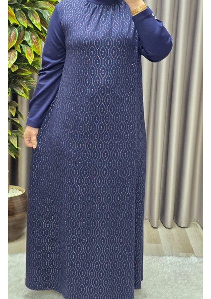 Kadın Giyim Büyük Beden Simli Kloş Elbise fırsatları